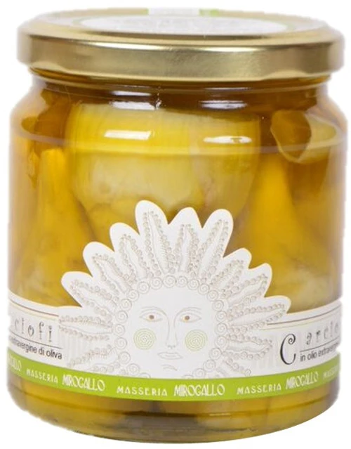 Artichauts entier à l'huile d'olive